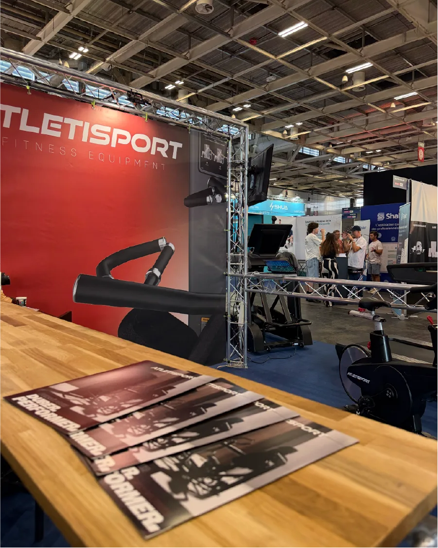 Stand Atletisport au salon Fitex 2026