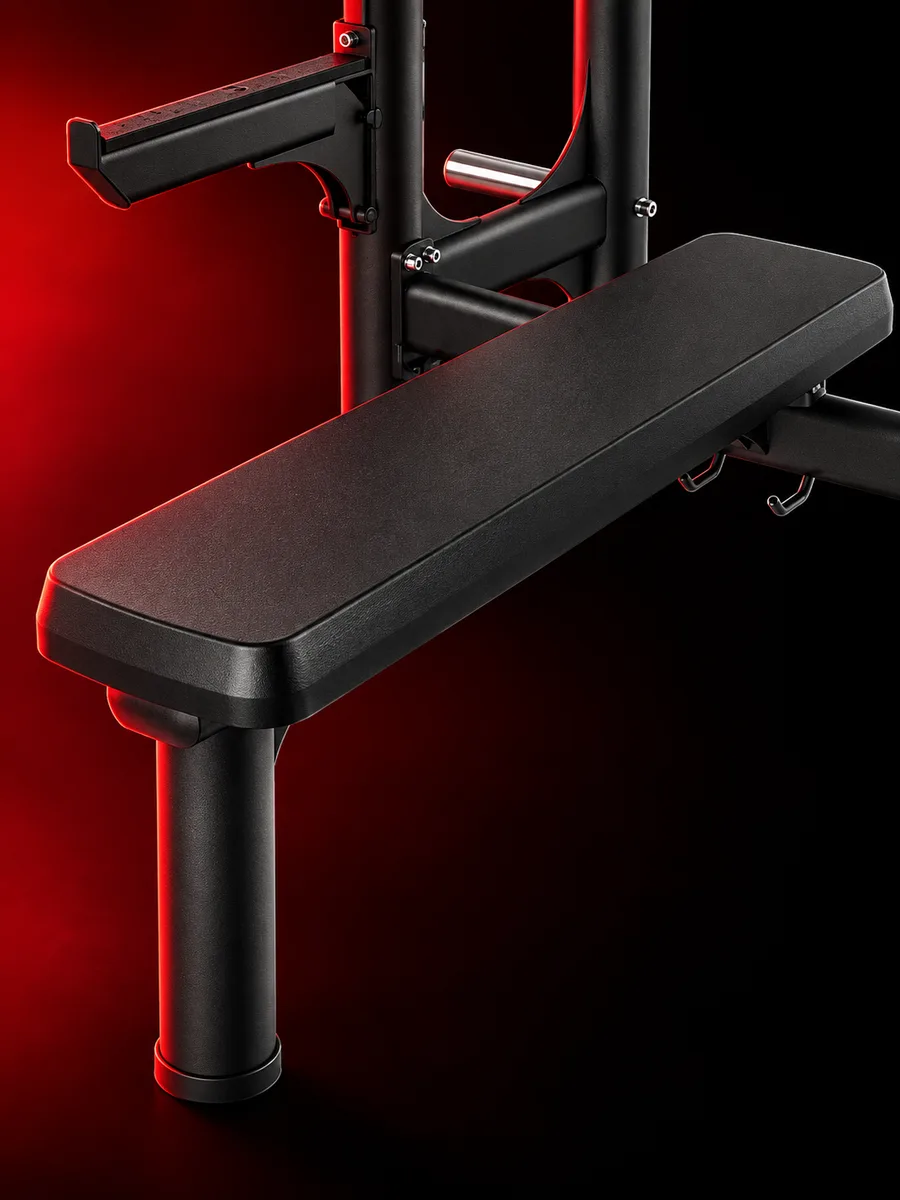 Bancs, racks et rangements Atletisport pour plateau de poids libres