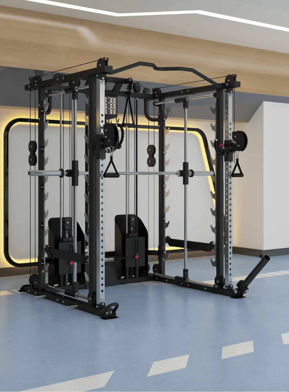 Multistation Atletisport installée dans un espace réduit