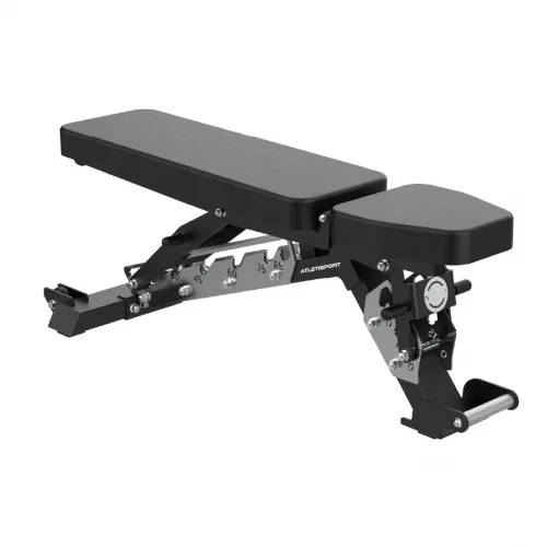 Adjustable Bench RR-FOR75, machine à disques Atletisport