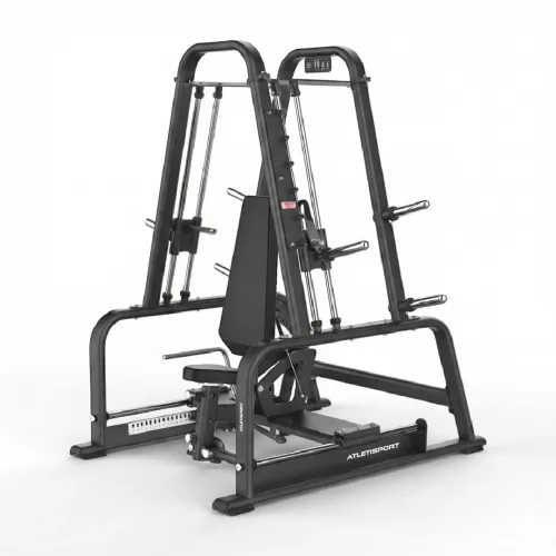 Développé Incliné Pectoraux/Épaules à la Smith Machine IMPACT056, machine à disques Atletisport