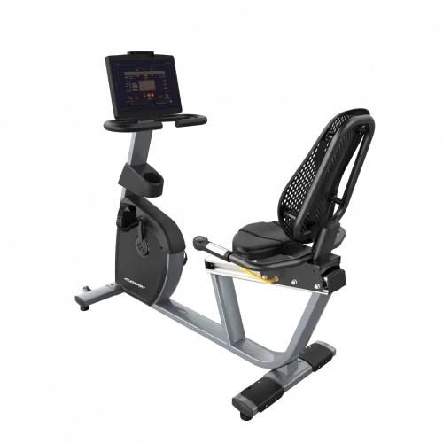Vélo Semi-allongé A-RR5-LED, appareil cardio Atletisport