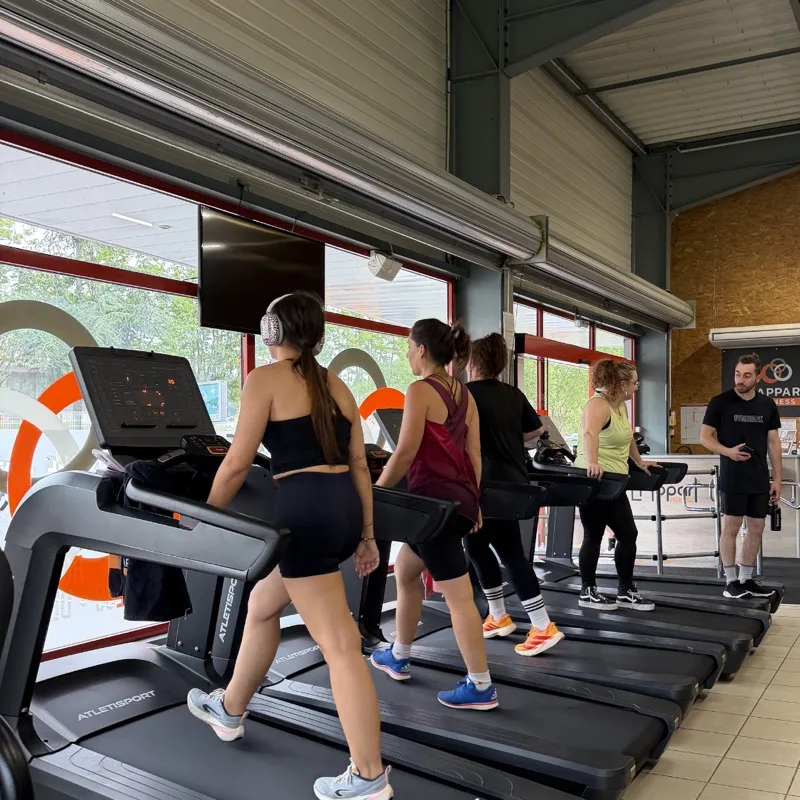 Salle équipée par Atletisport pour L'Appart Fitness à Beaune