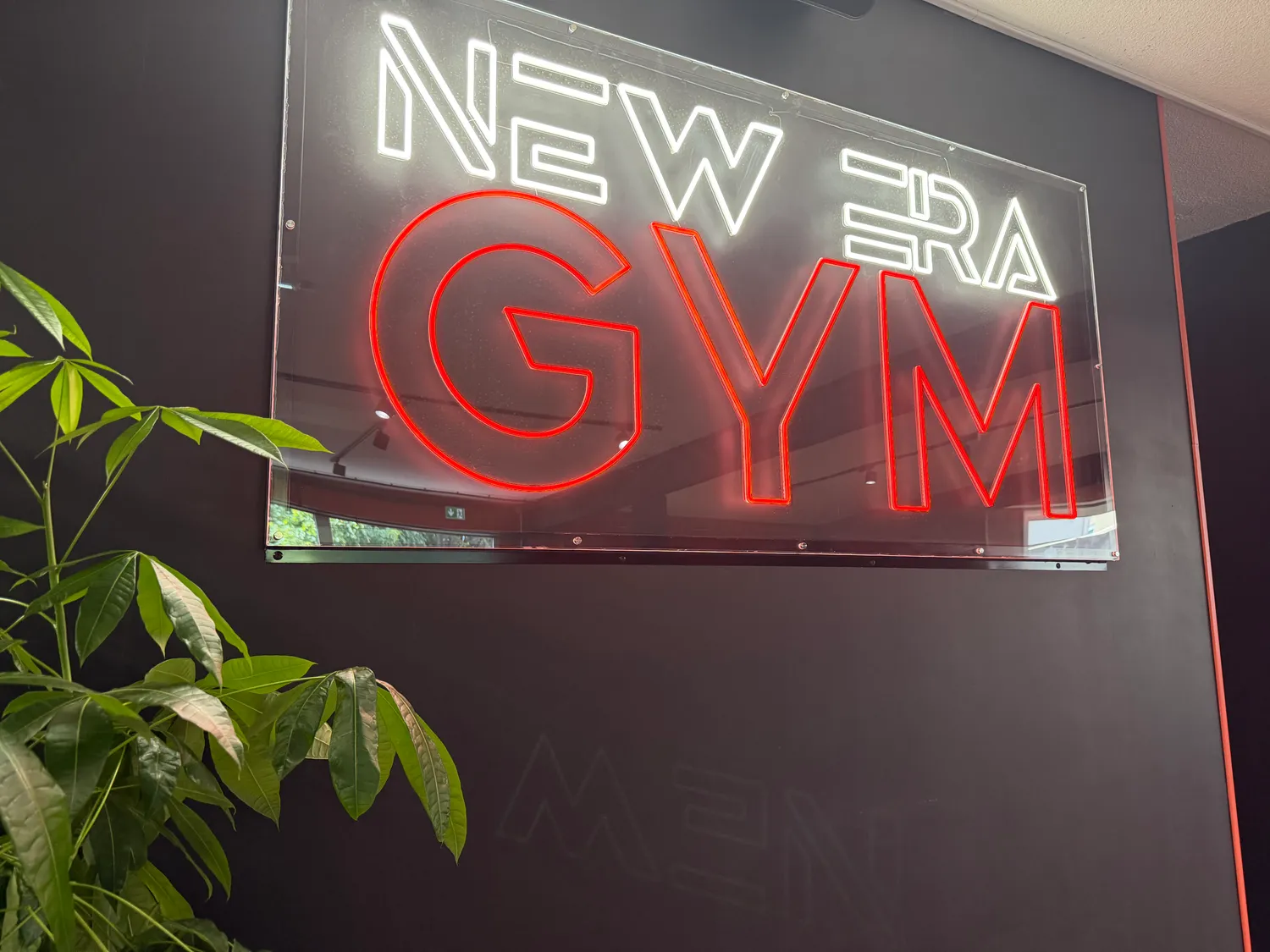Enseigne lumineuse New Era Gym, club de fitness du Puy-en-Velay