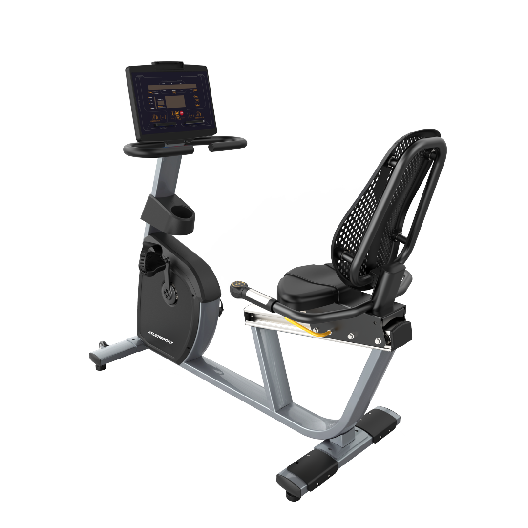 Vélo semi-allongé professionnel AtletiPulse A-RR5-LED